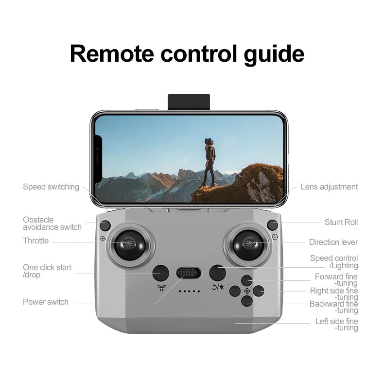 NEW Drones GT3 GPS 8K Professional HD 180° Dual Cameras 5G WIFI Brushless Motors Obstacle Avoidance FPV Foldable Quadcopter Toys