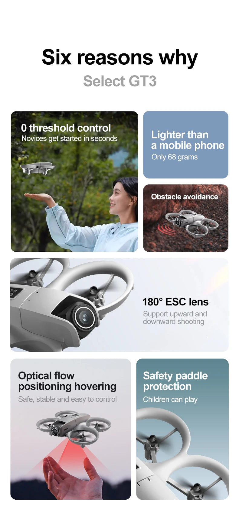 NEW Drones GT3 GPS 8K Professional HD 180° Dual Cameras 5G WIFI Brushless Motors Obstacle Avoidance FPV Foldable Quadcopter Toys